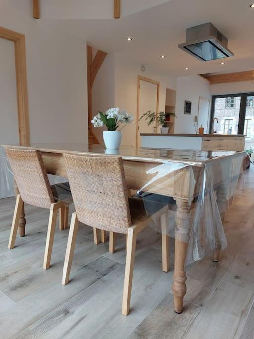 Aux Six Fontaines Appartement Herve Buitenkant foto